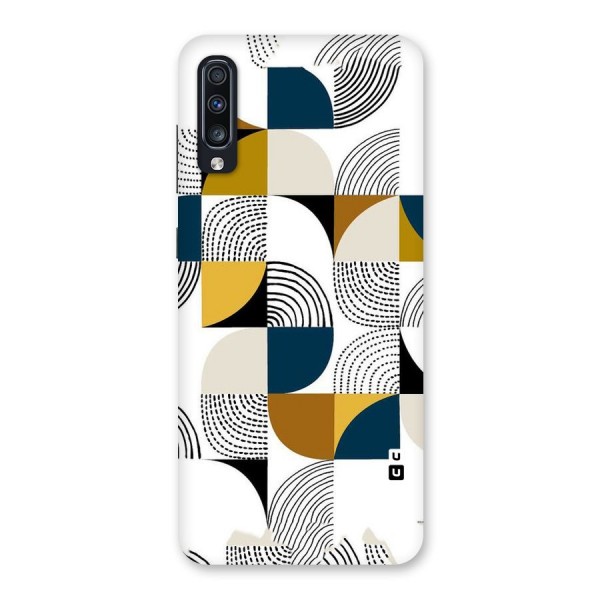 Boxes Pattern Back Case for Galaxy A70s