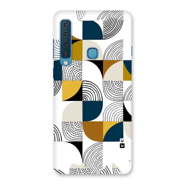 Boxes Pattern Back Case for Galaxy A9 (2018)