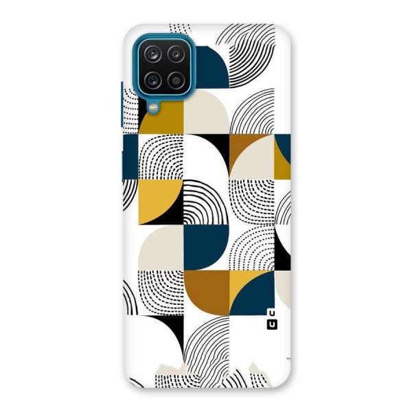 Boxes Pattern Back Case for Galaxy F12