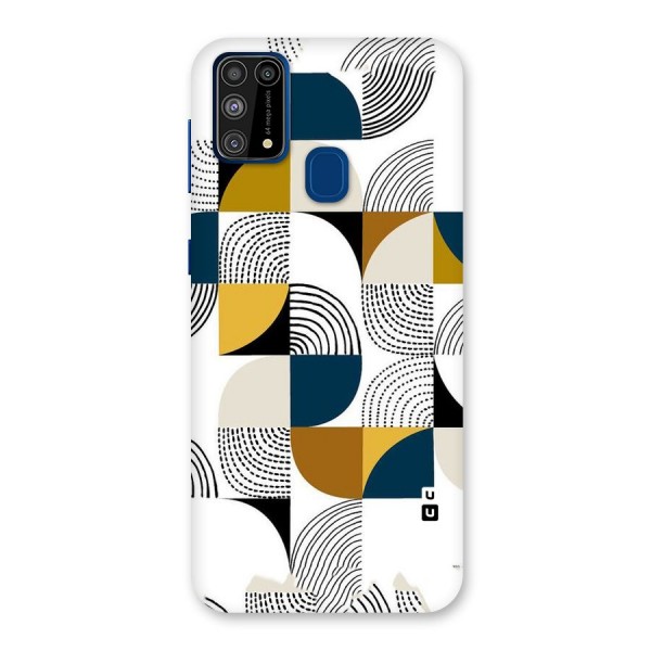 Boxes Pattern Back Case for Galaxy M31