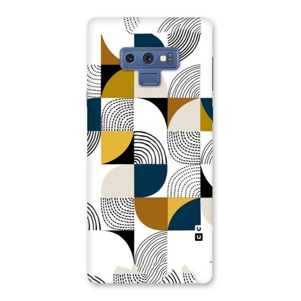 Boxes Pattern Back Case for Galaxy Note 9