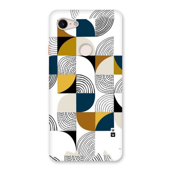 Boxes Pattern Back Case for Google Pixel 3 XL