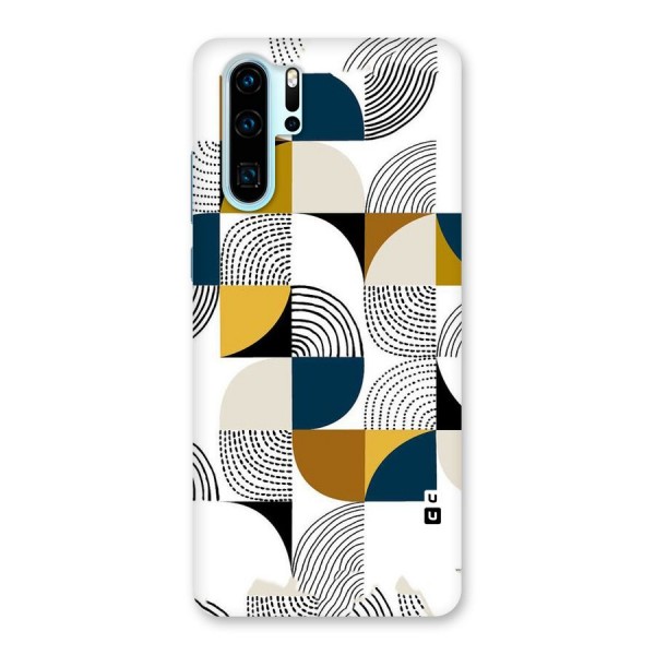 Boxes Pattern Back Case for Huawei P30 Pro