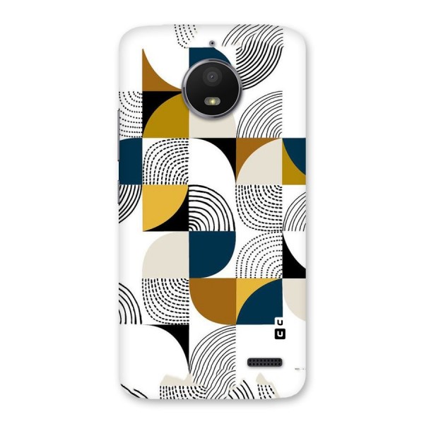 Boxes Pattern Back Case for Moto E4