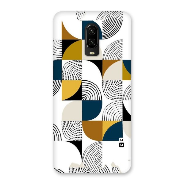 Boxes Pattern Back Case for OnePlus 6T