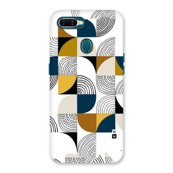 Boxes Pattern Back Case for Oppo A12