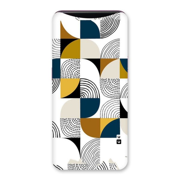 Boxes Pattern Back Case for Oppo Find X