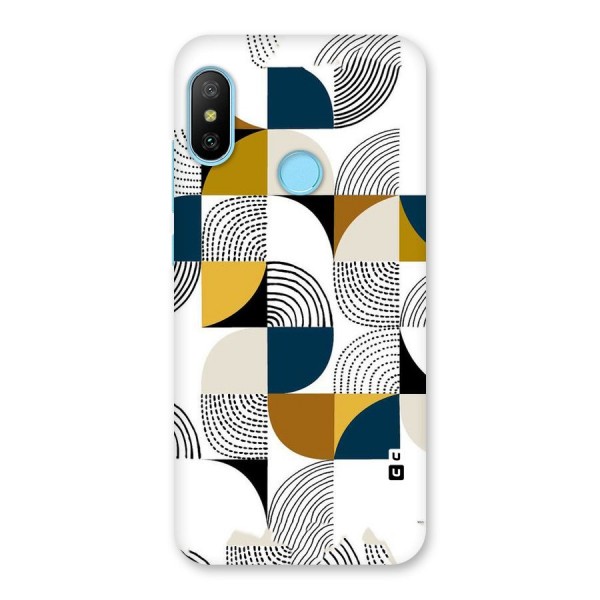 Boxes Pattern Back Case for Redmi 6 Pro