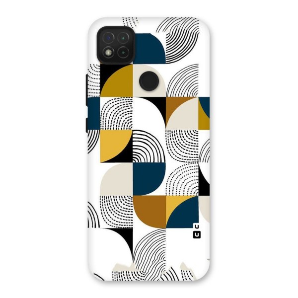 Boxes Pattern Back Case for Redmi 9