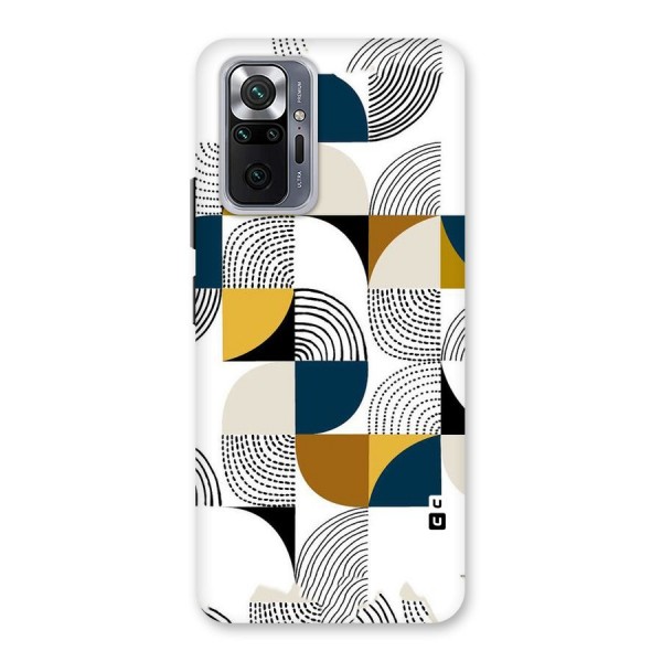 Boxes Pattern Back Case for Redmi Note 10 Pro