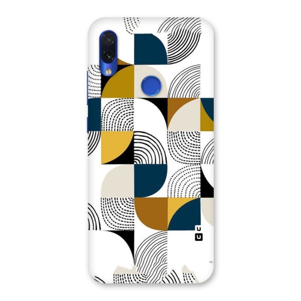 Boxes Pattern Back Case for Redmi Note 7