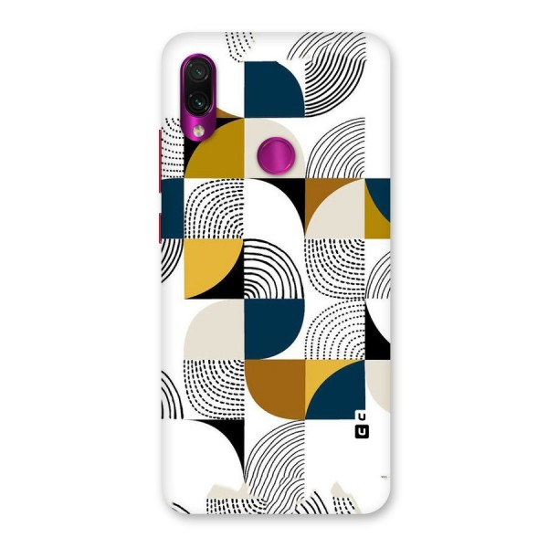 Boxes Pattern Back Case for Redmi Note 7 Pro