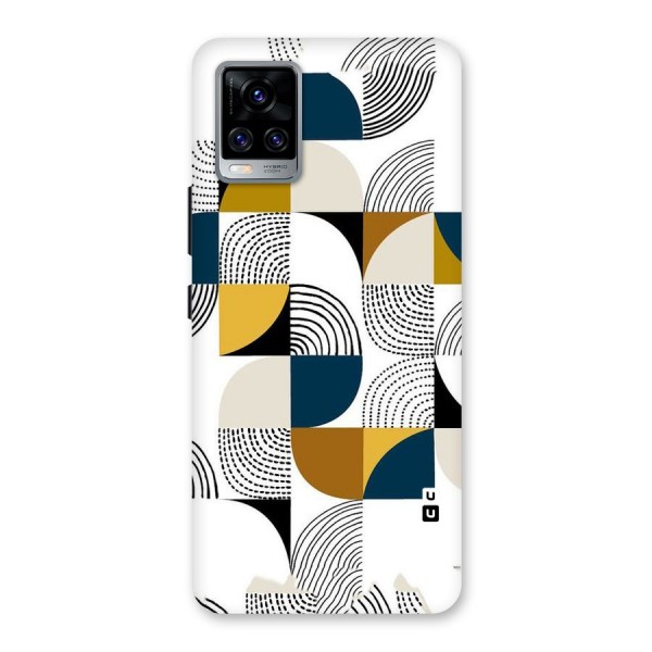 Boxes Pattern Back Case for Vivo V20 Pro