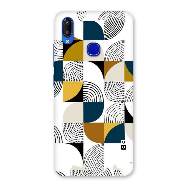 Boxes Pattern Back Case for Vivo Y91