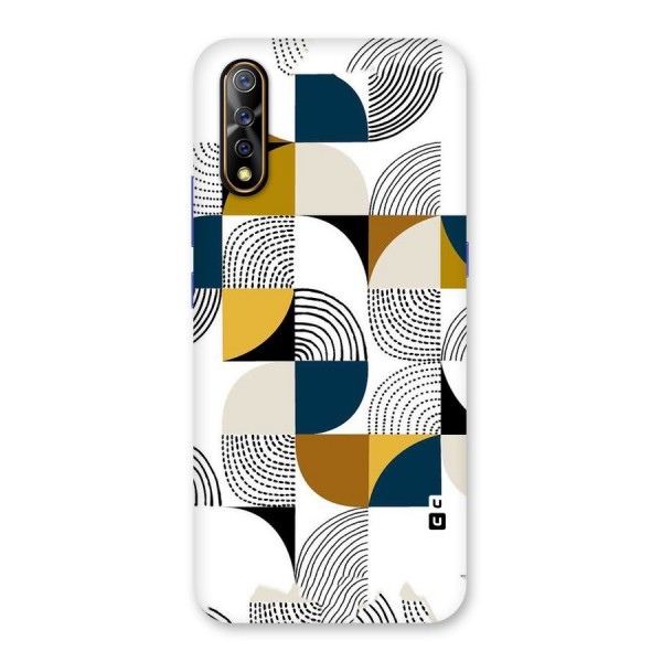 Boxes Pattern Back Case for Vivo Z1x