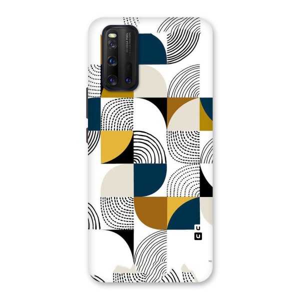 Boxes Pattern Back Case for Vivo iQOO 3