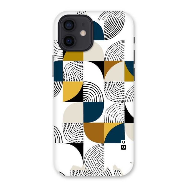 Boxes Pattern Back Case for iPhone 12