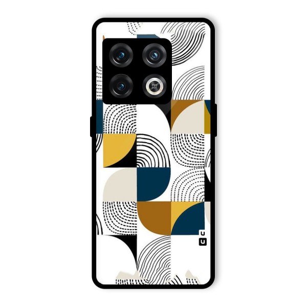 Boxes Pattern Glass Back Case for OnePlus 10 Pro 5G