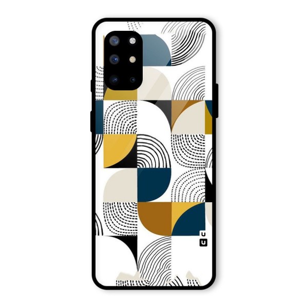 Boxes Pattern Glass Back Case for OnePlus 8T