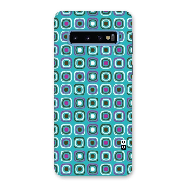 Boxes Tiny Pattern Back Case for Galaxy S10