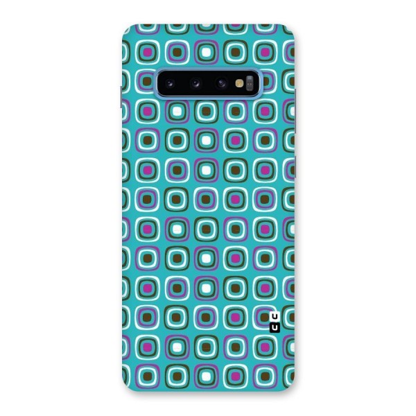 Boxes Tiny Pattern Back Case for Galaxy S10 Plus