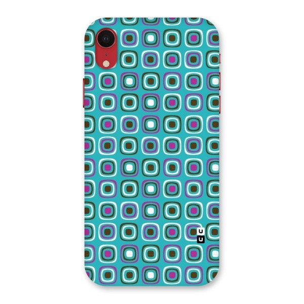 Boxes Tiny Pattern Back Case for iPhone XR