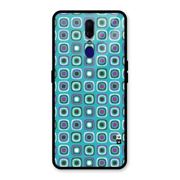 Boxes Tiny Pattern Glass Back Case for Oppo F11