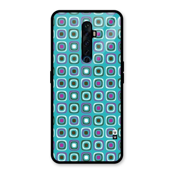 Boxes Tiny Pattern Glass Back Case for Oppo Reno2 F