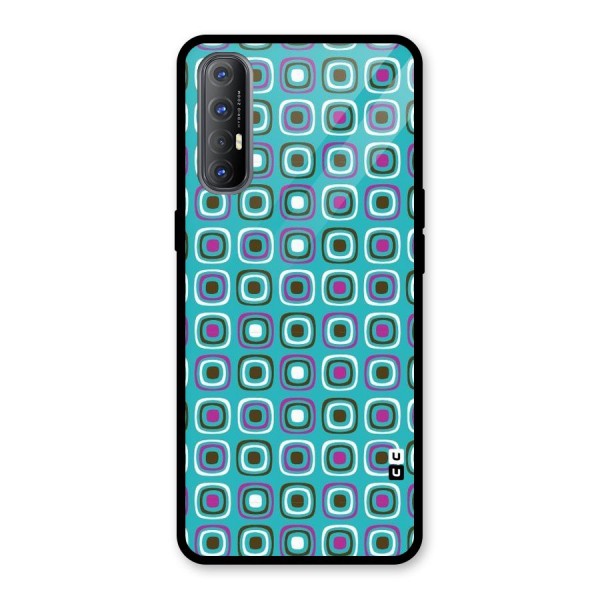 Boxes Tiny Pattern Glass Back Case for Oppo Reno3 Pro