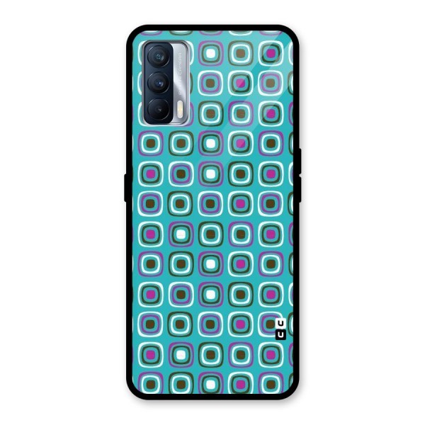 Boxes Tiny Pattern Glass Back Case for Realme X7