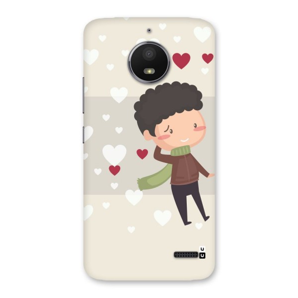 Boy in love Back Case for Moto E4