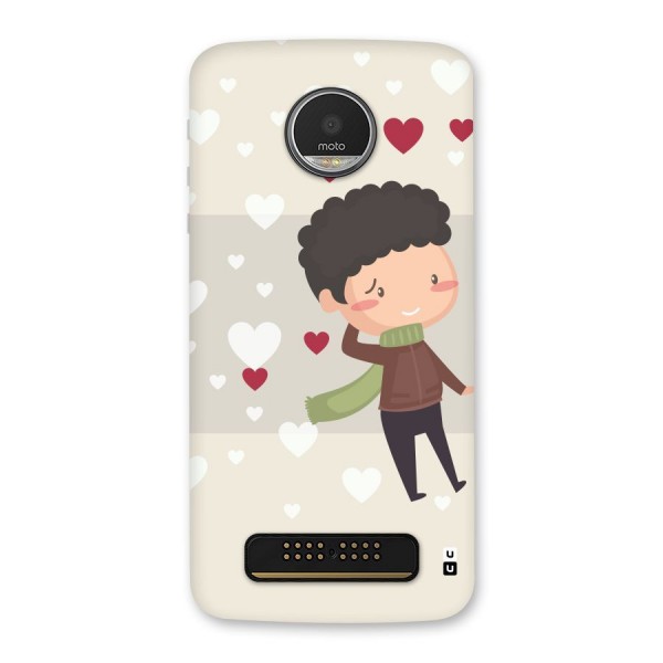 Boy in love Back Case for Moto Z Play