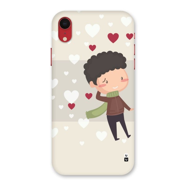 Boy in love Back Case for iPhone XR