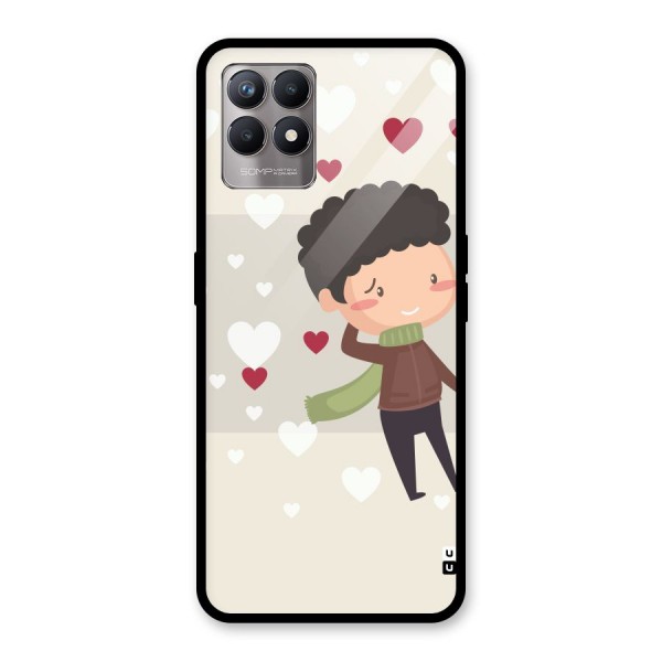 Boy in love Glass Back Case for Realme 8i