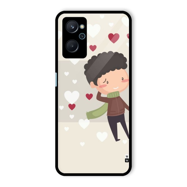 Boy in love Glass Back Case for Realme 9i