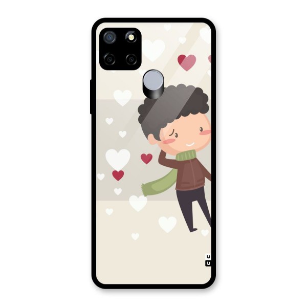 Boy in love Glass Back Case for Realme C12