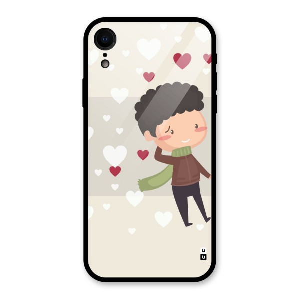 Boy in love Glass Back Case for XR