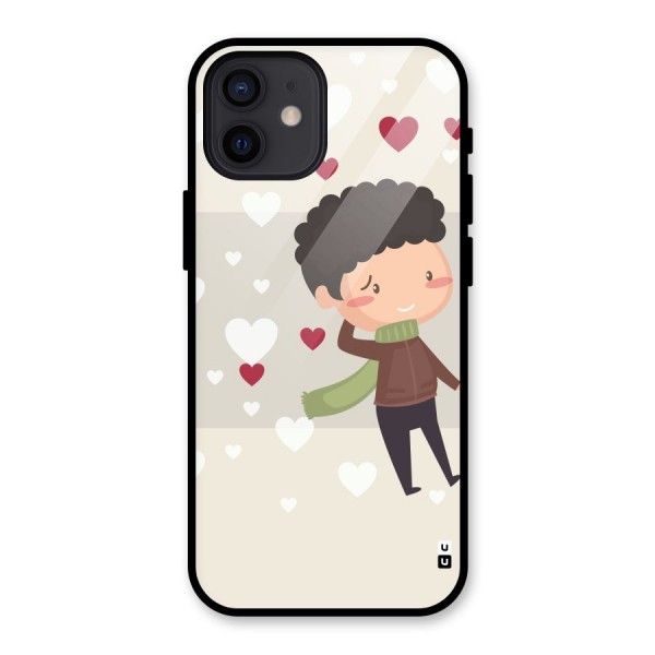 Boy in love Glass Back Case for iPhone 12