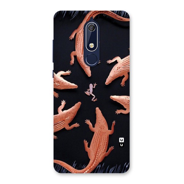 Brave Frog Back Case for Nokia 5.1