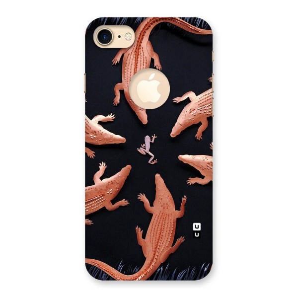 Brave Frog Back Case for iPhone 8 Logo Cut