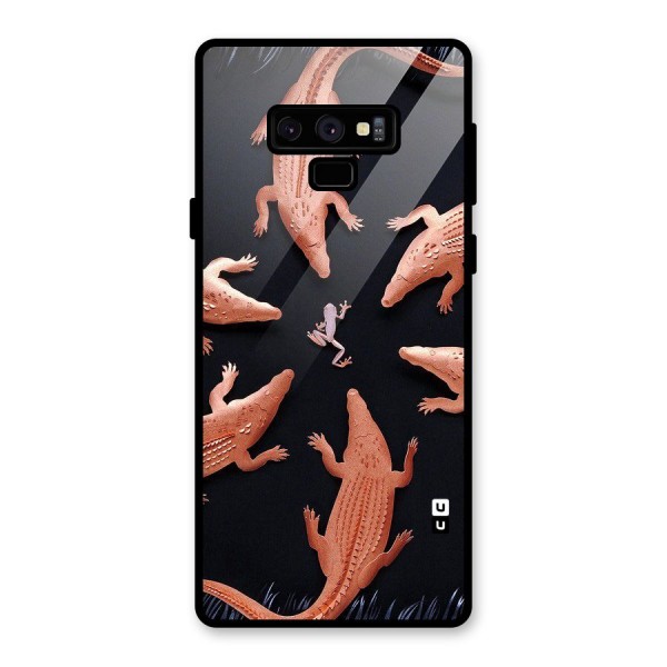 Brave Frog Glass Back Case for Galaxy Note 9