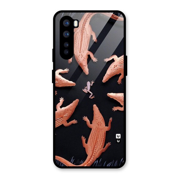 Brave Frog Glass Back Case for OnePlus Nord