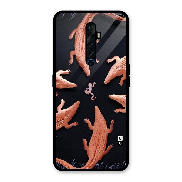 Brave Frog Glass Back Case for Oppo Reno2 Z