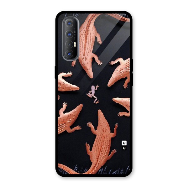 Brave Frog Glass Back Case for Oppo Reno3 Pro