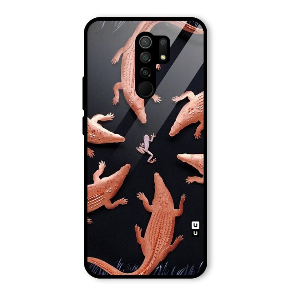 Brave Frog Glass Back Case for Redmi 9 Prime