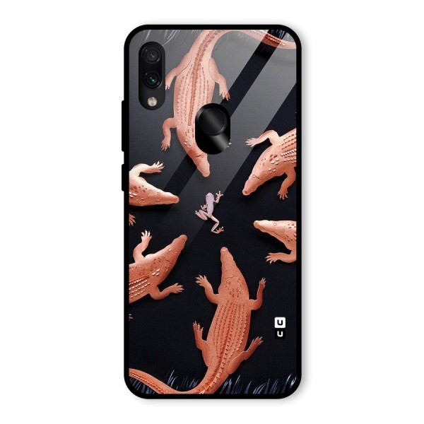 Brave Frog Glass Back Case for Redmi Note 7