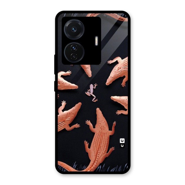 Brave Frog Glass Back Case for Vivo T1 Pro