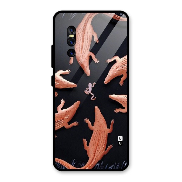 Brave Frog Glass Back Case for Vivo V15 Pro