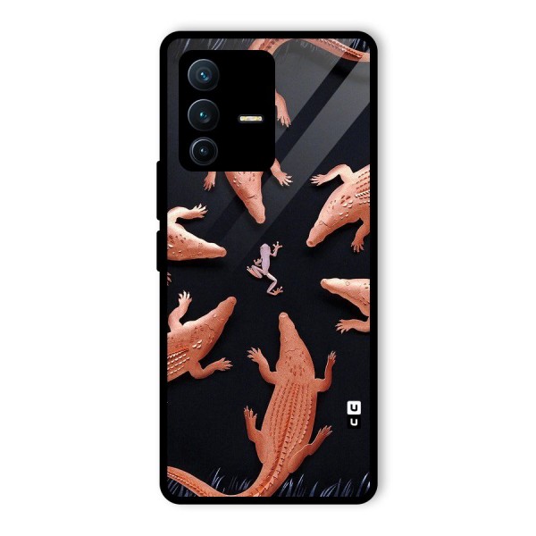 Brave Frog Glass Back Case for Vivo V23 Pro