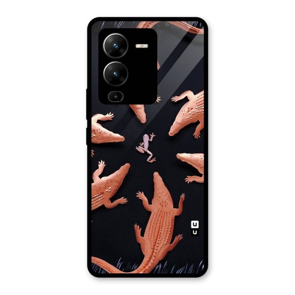 Brave Frog Glass Back Case for Vivo V25 Pro